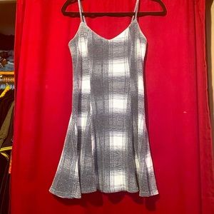 1990s plaid dress
